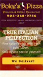 Mobile Screenshot of dolcespizzajax.com